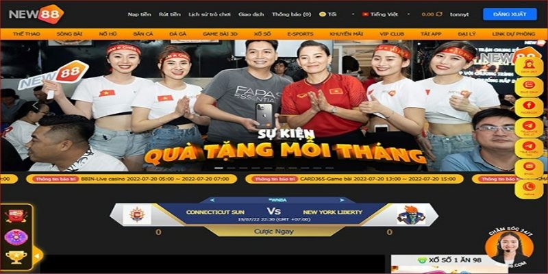 Sơ lược về casino New88